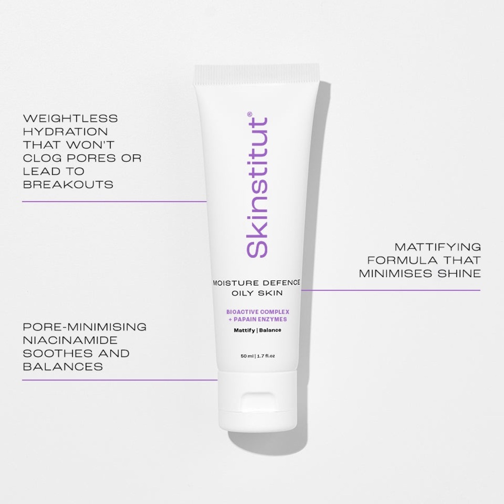 SKINSTITUT MOISTURE DEFENCE OILY SKIN WITH BIOACTIVE COMPLEX & PAPAIN ENZYMES
